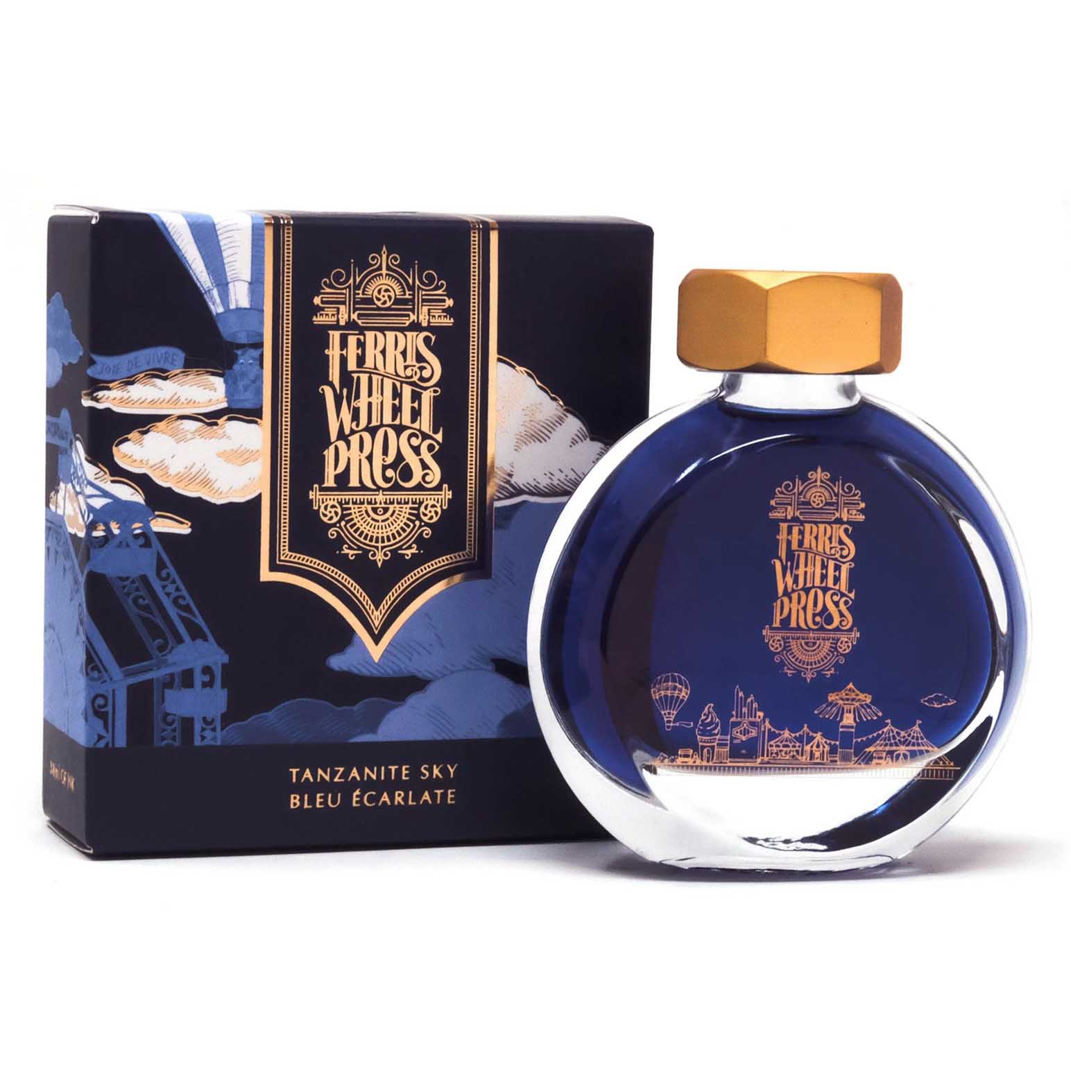 Ferris Wheel Press Fountain Pen Ink - Tanzanite Sky 38ml